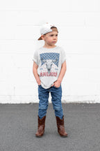 Vintage Western America Kids Graphic